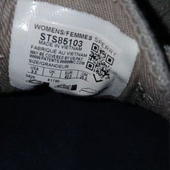 Sperry Top Sider Gray Memory Foam Boat Shoes - Picture 5 of 5